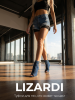 Хилсы для танцев LIZARDI Джинс Темный